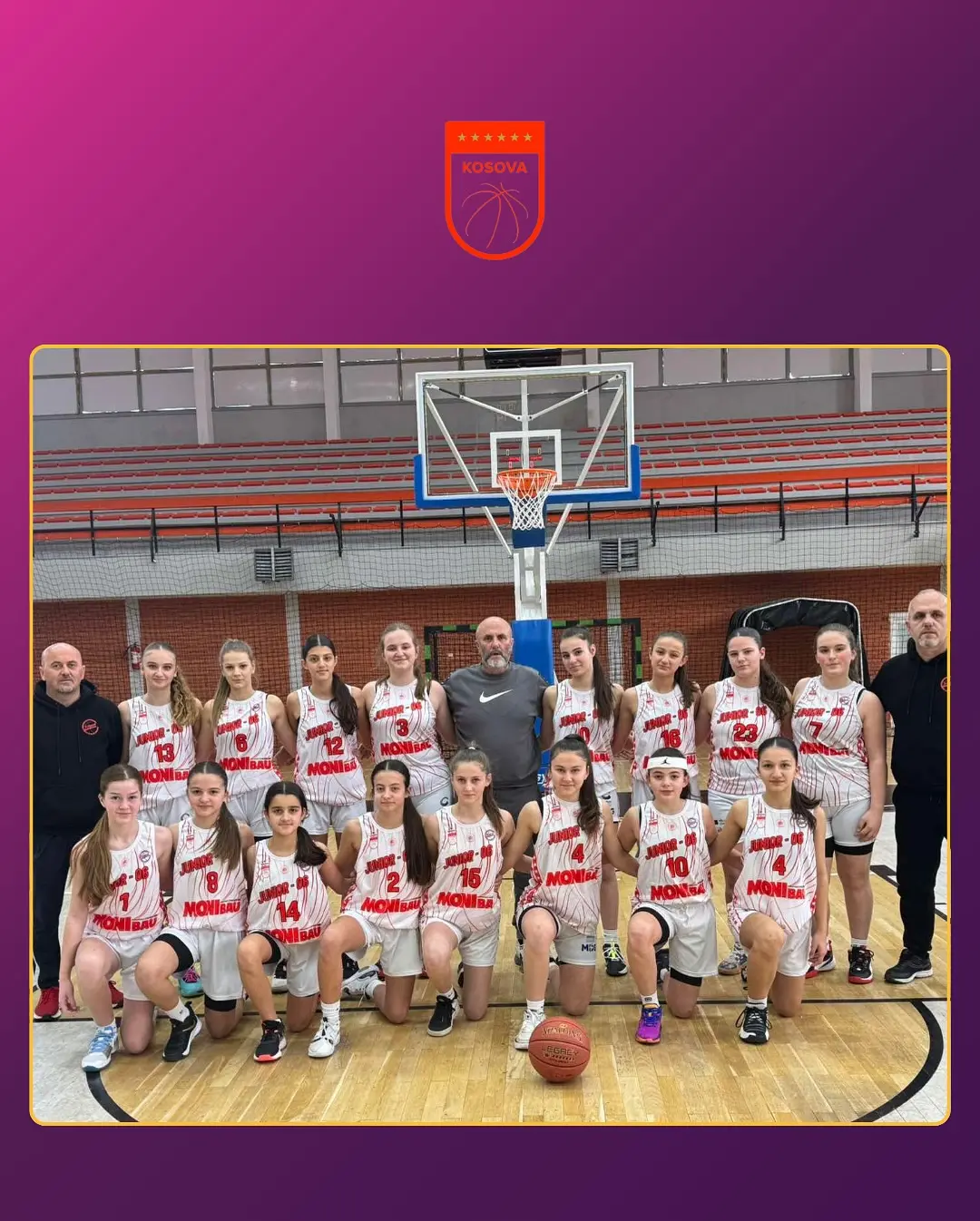 Junior 06 Moni Bau, fitues i Kupës së Kosovës për U14 te vajzat